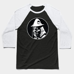 SHREDDER (Circle Black and White) Baseball T-Shirt